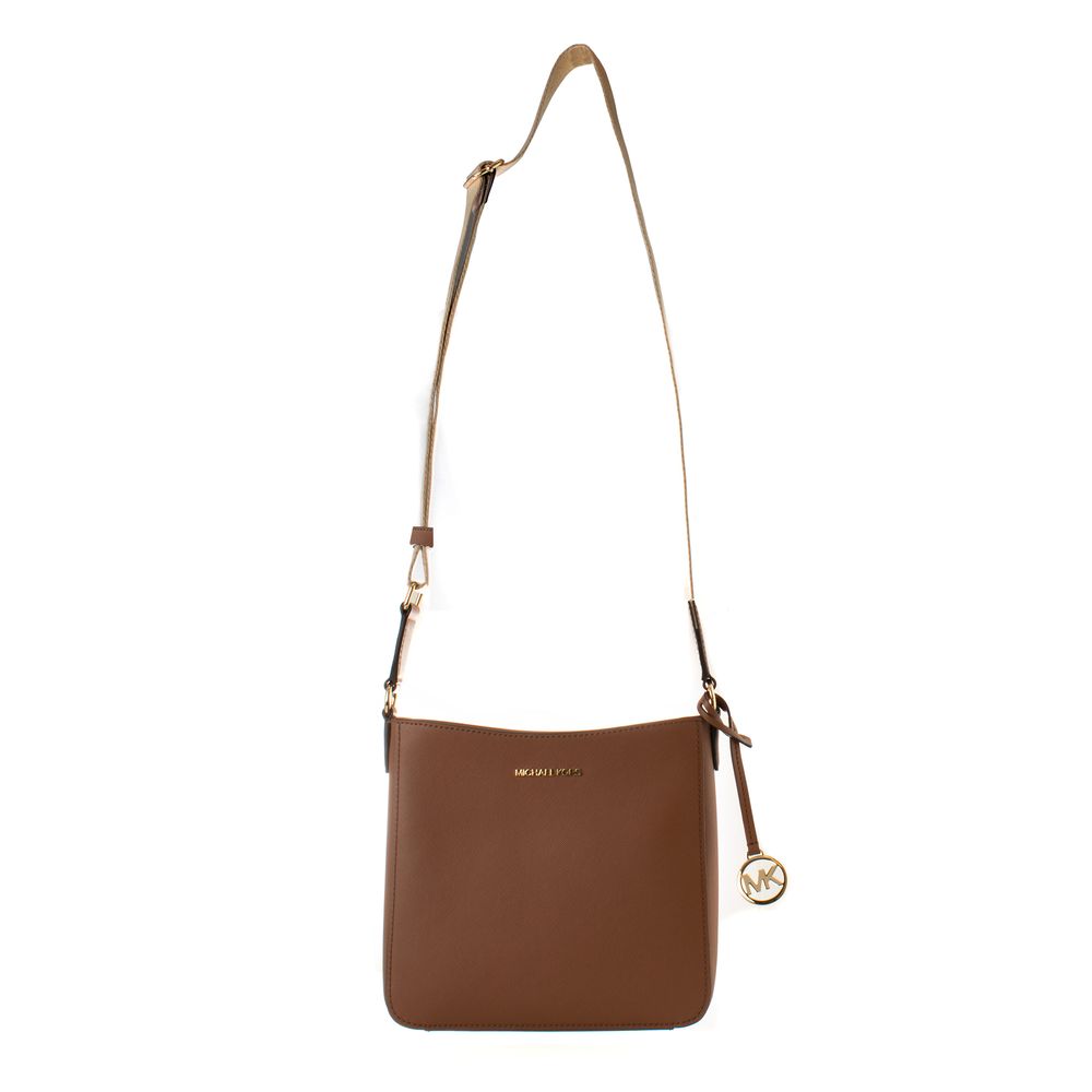 Michael Kors - Effortless Canvas Structured Crossbody Bag - Brown Michael Kors