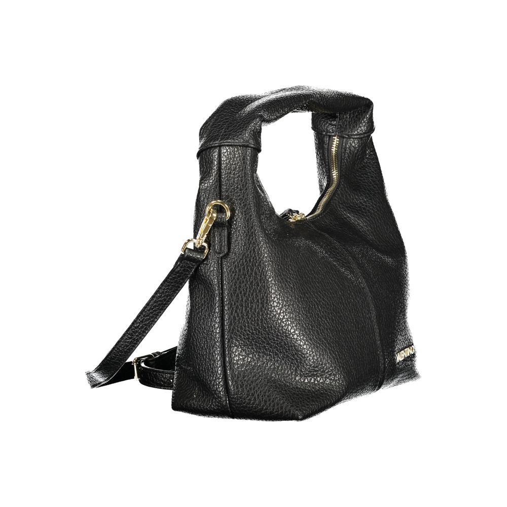 Valentino - Structured Textured Hobo Bag - Black Mario Valentino