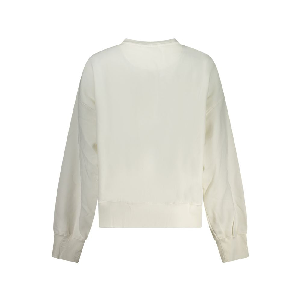 Pepe Jeans - Playful Logo Graphic Relaxed Cotton Sweatshirt - White Pepe Jeans