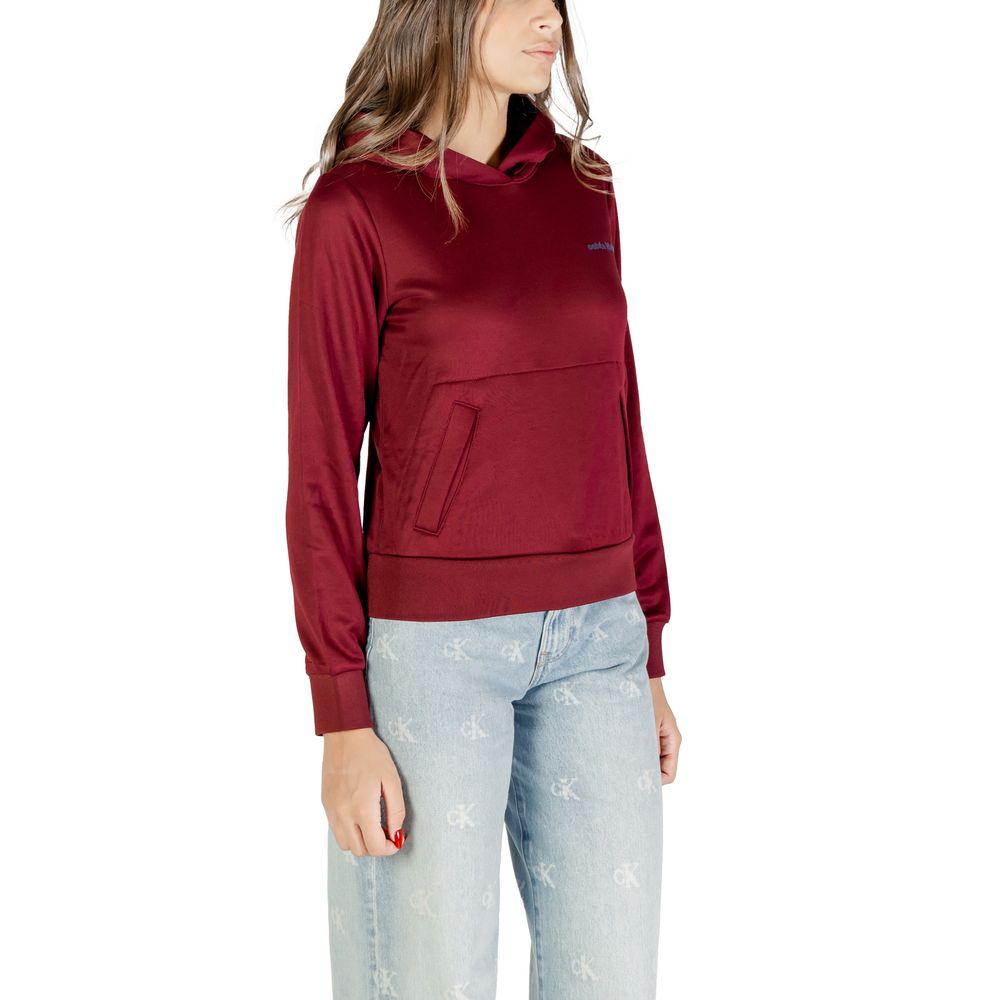 Calvin Klein - Relaxed French Terry Long Sleeve Hoodie - Bordeaux Calvin Klein