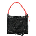 Desigual - Bold Textured Convertible Backpack with Braided Handle - Black Desigual