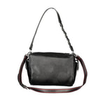 Desigual - Bold Embossed Floral Chain Shoulder Bag - Black Desigual