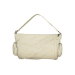 Desigual - Textured Woven Polyurethane Shoulder Bag - White Desigual