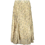Desigual - Effortless Abstract Print Flowy Maxi Skirt - Beige Desigual
