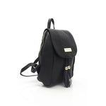 Baldinini Trend - Polished Cowhide Mini Backpack Crossbody - Black Baldinini Trend
