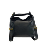 Baldinini Trend - Soft Convertible Cowhide Backpack - Black Baldinini Trend