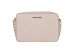Michael Kors - Polished Saffiano Leather East West Crossbody Handbag - Blush Michael Kors