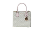 Michael Kors - Sophisticated Logo Print Structured Crossbody Bag - Powder Blush Multi Michael Kors