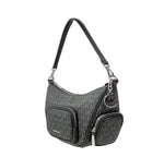 Michael Kors - Polished Logo Print Convertible Crossbody Bag - Black Michael Kors