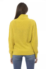 Baldinini Trend - Luxurious Ribbed Turtleneck Wool Sweater - Yellow Baldinini Trend