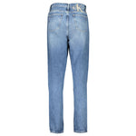 Calvin Klein - Classic High-Rise Washed Mom Jeans - Blue Calvin Klein