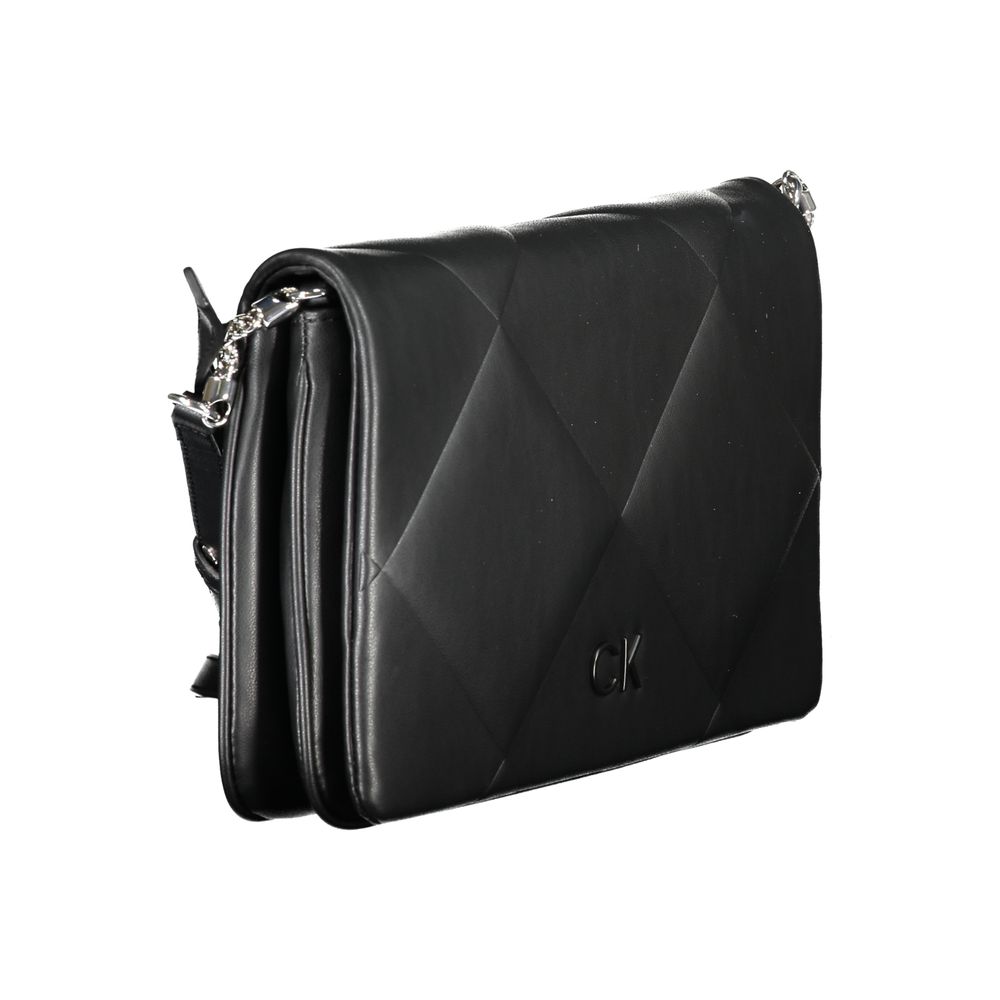 Calvin Klein - Structured Quilted Crossbody Bag - Black Calvin Klein