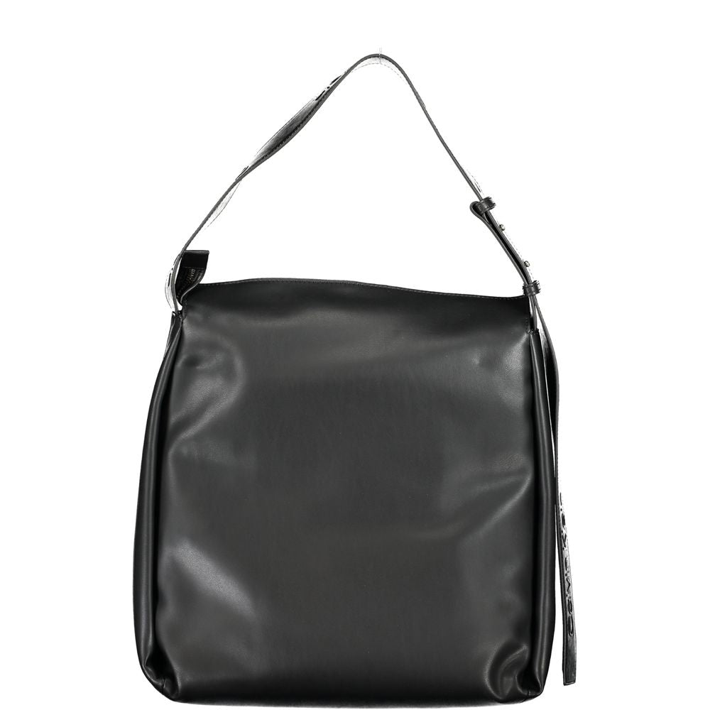 Calvin Klein - Sleek Recycled Polyester Shoulder Bag - Black Calvin Klein