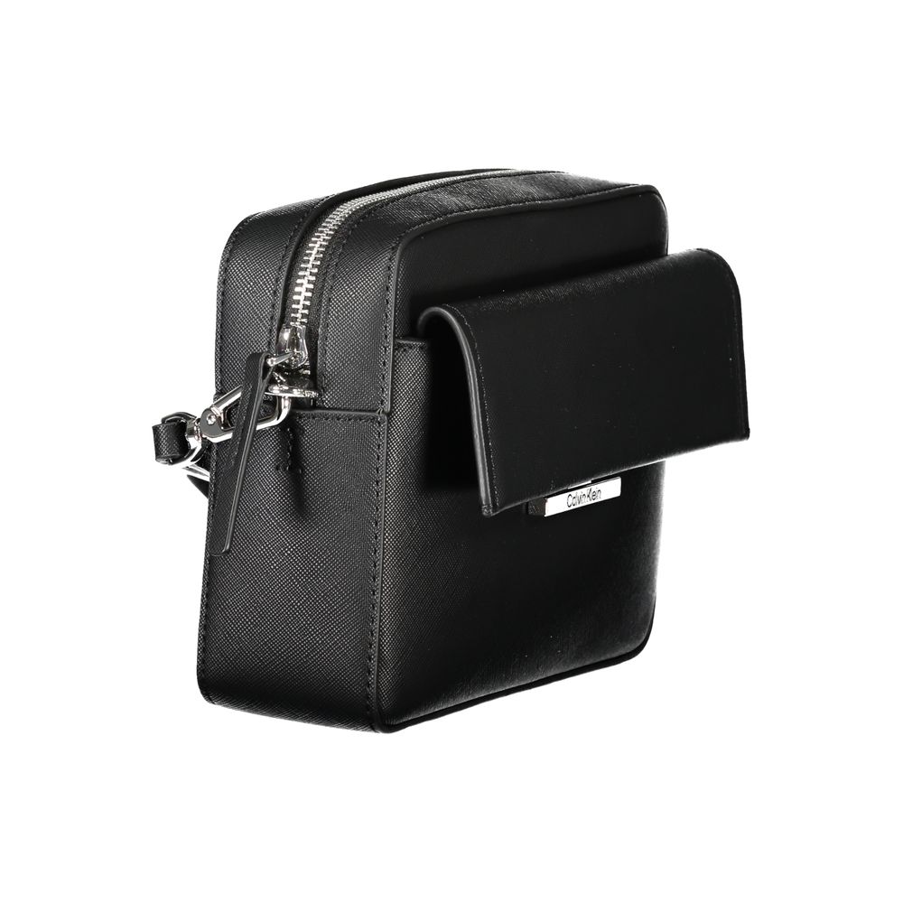 Calvin Klein - Sleek Structured Crossbody Bag - Black Calvin Klein