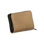 Desigual - Textured Zip-Around Compact Wallet - Brown Desigual