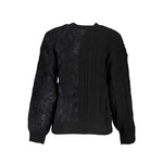 Desigual - Textured Cable Knit Cotton Sweater - Black Desigual