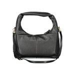 Valentino - Sleek Textured Polyethylene Top Handle Shoulder Bag - Black Mario Valentino