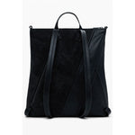 Desigual - Edgy Lace-Up Mini Patch Backpack - Black Desigual