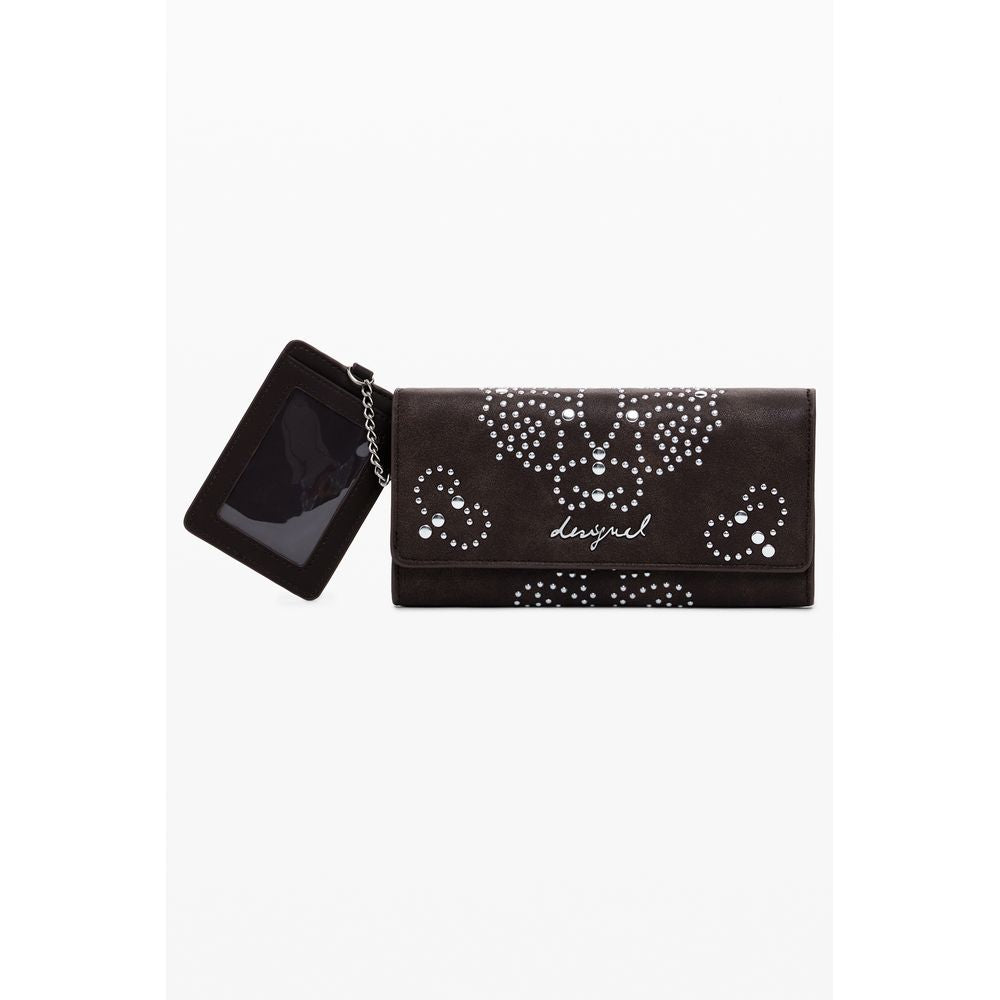 Desigual - Audacious Studded Poker Face Wallet - Brown Desigual