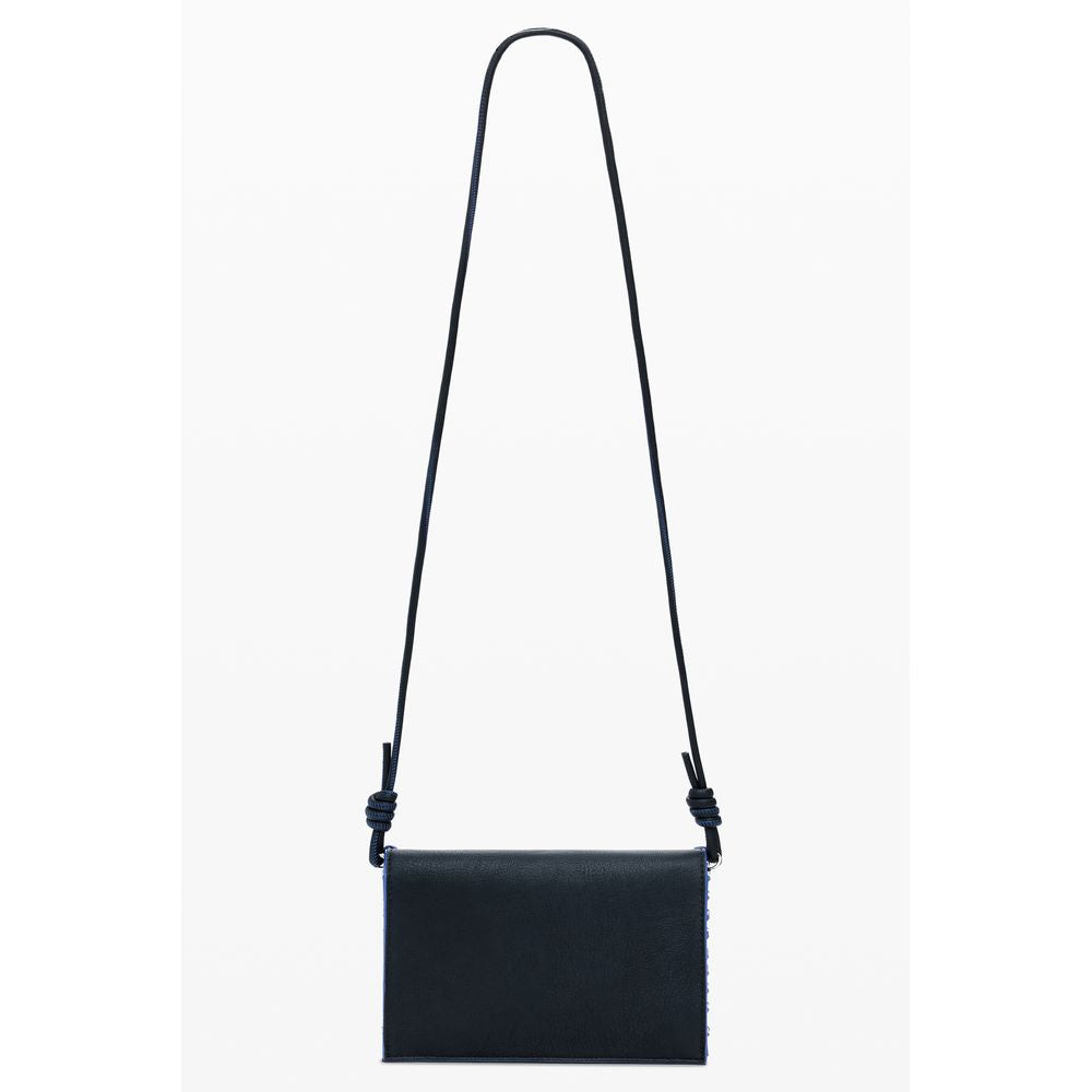 Desigual - Sleek Polyethylene Compact Crossbody Wallet - Black Desigual