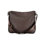 Laura Biagiotti - Sophisticated Textured PVC Shoulder Bag with Adjustable Strap - Brown Laura Biagiotti