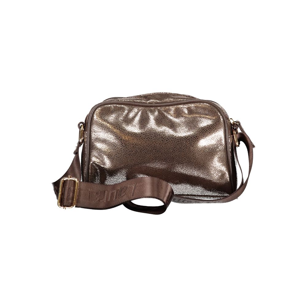 Laura Biagiotti - Chic Metallic Textured Adjustable Shoulder Bag - Bronze Laura Biagiotti