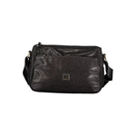 Laura Biagiotti - Sleek Textured Adjustable Shoulder Bag - Black Laura Biagiotti