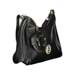 Laura Biagiotti - Elegant PVC Shoulder Bag with Detachable Coin Purse - Black Laura Biagiotti