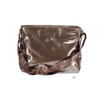 Laura Biagiotti - Polished Metallic Structured Shoulder Bag - Bronze Laura Biagiotti