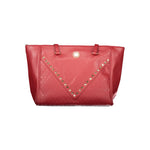 Laura Biagiotti - Bold Studded PVC Tote Handbag - Red Laura Biagiotti