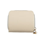 Laura Biagiotti - Chic Textured Zip-Around Wallet - Beige Laura Biagiotti