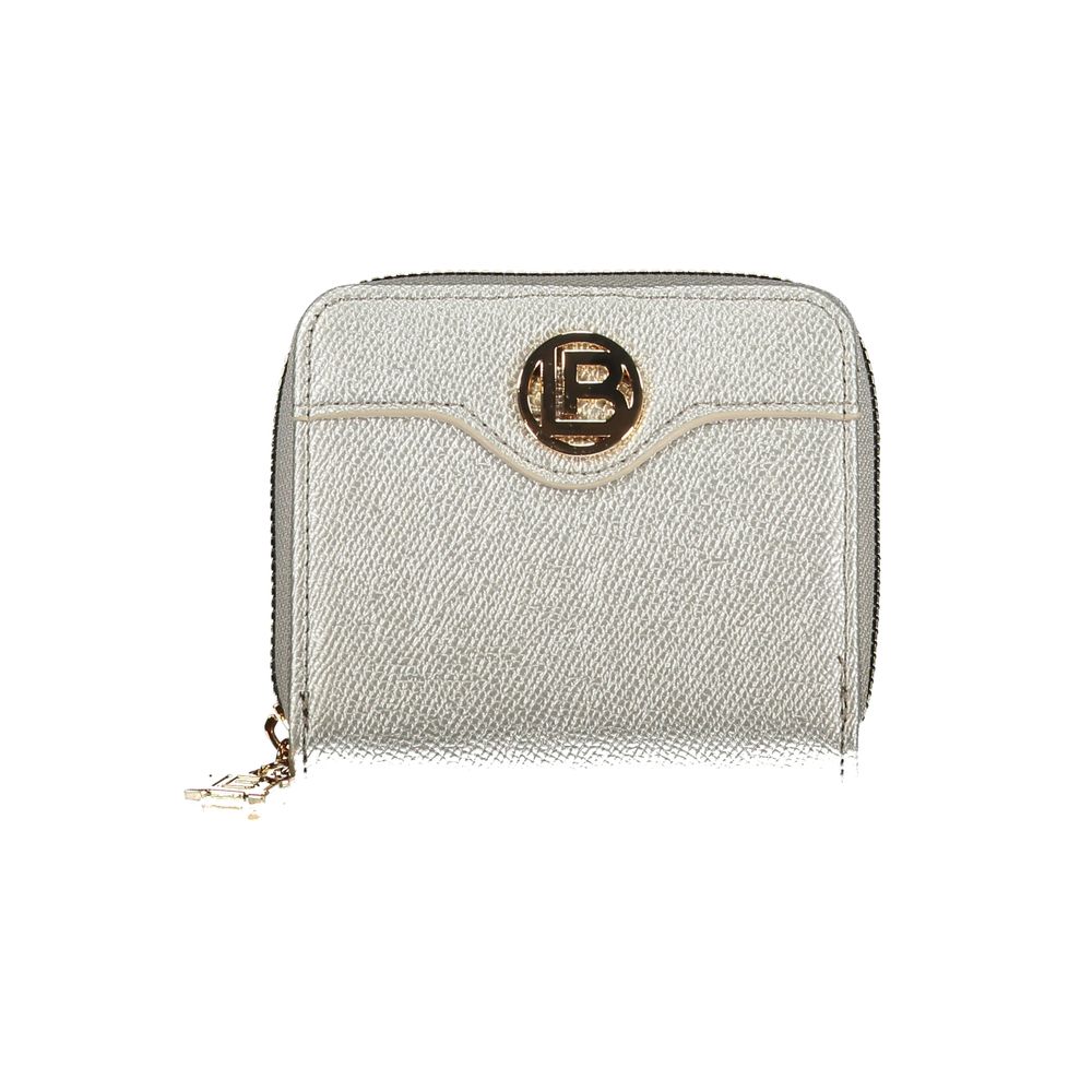 Laura Biagiotti - Sleek Textured Zip-Around Wallet - Grey Laura Biagiotti