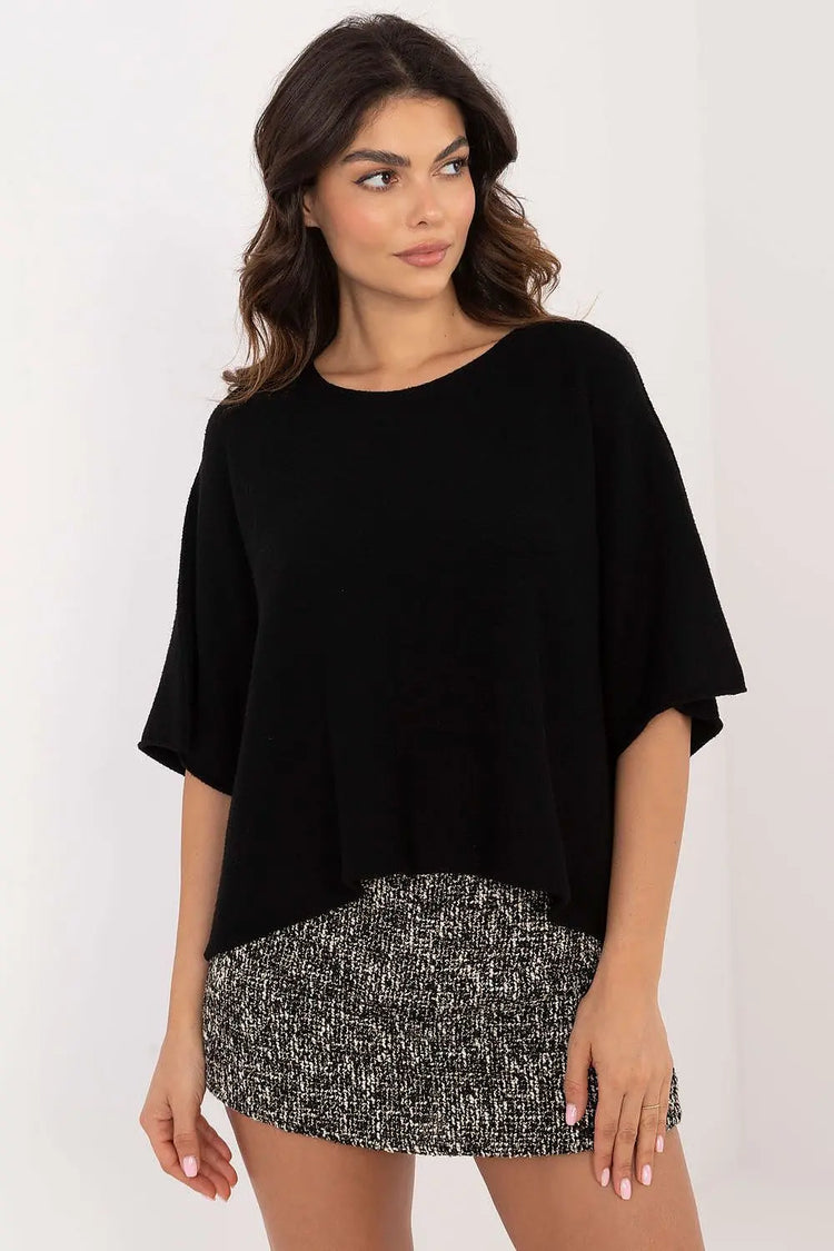  Pulover cu mânecă scurtă model 202705 Italy Moda 