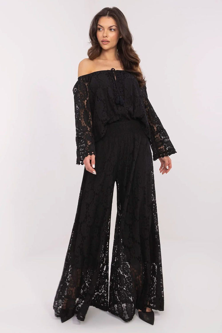  Pantaloni din dantelă model 211435 Italy Moda 