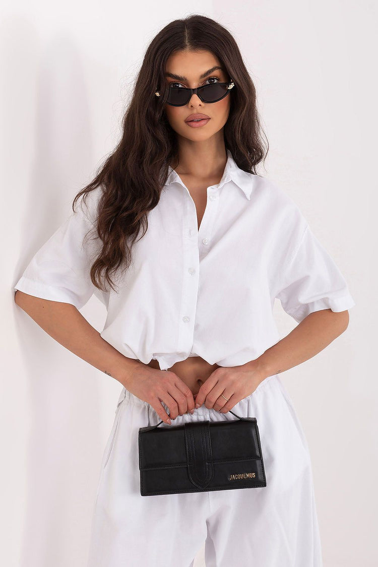  Cămașă cu mânecă scurtă model 226021 Italy Moda 